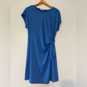 Blue mini dress